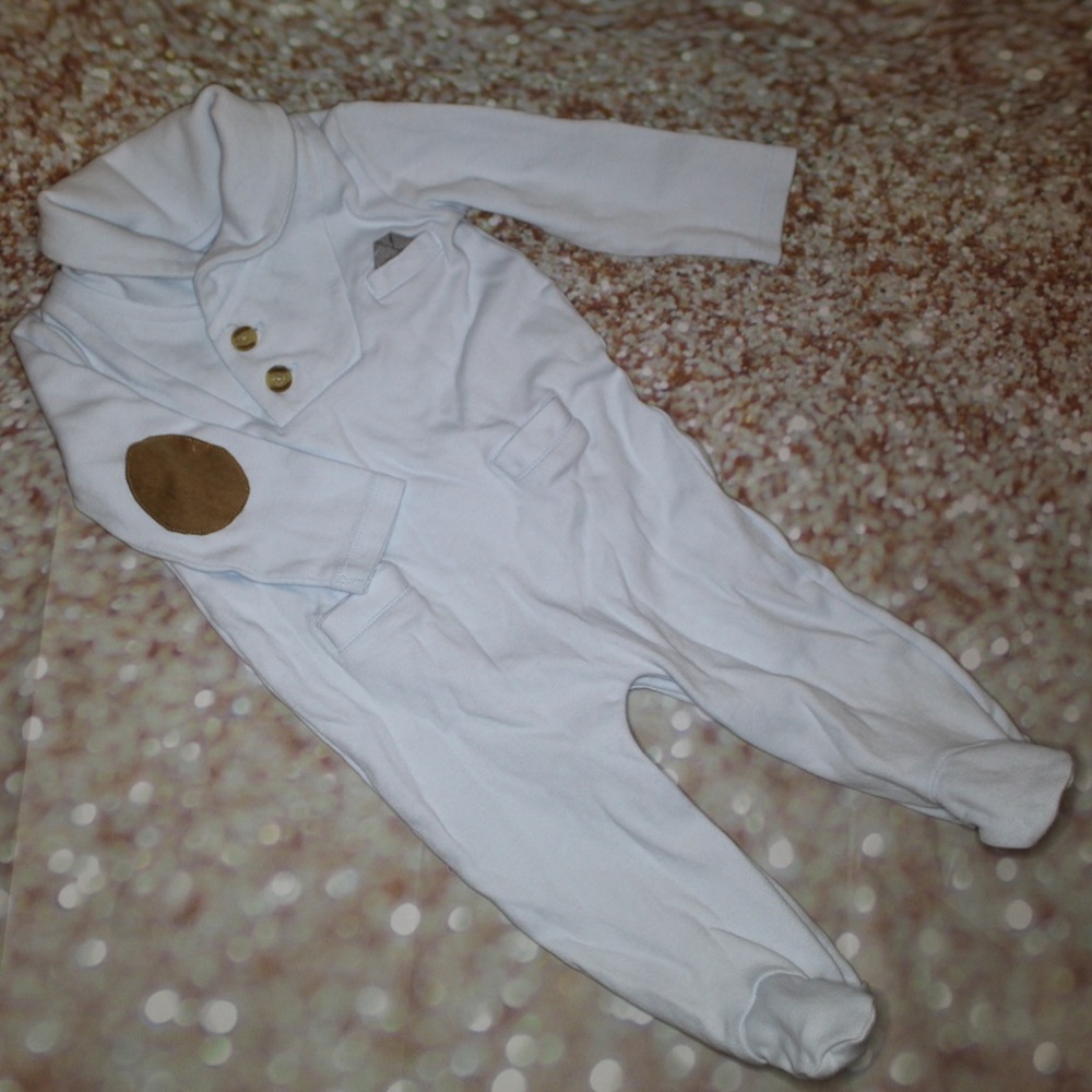 Miniclasix  Baby Boys footed coveralls